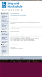 Mobile Screenshot of musikschule.veitshoechheim.de