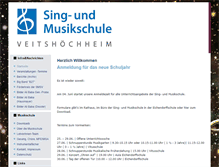 Tablet Screenshot of musikschule.veitshoechheim.de